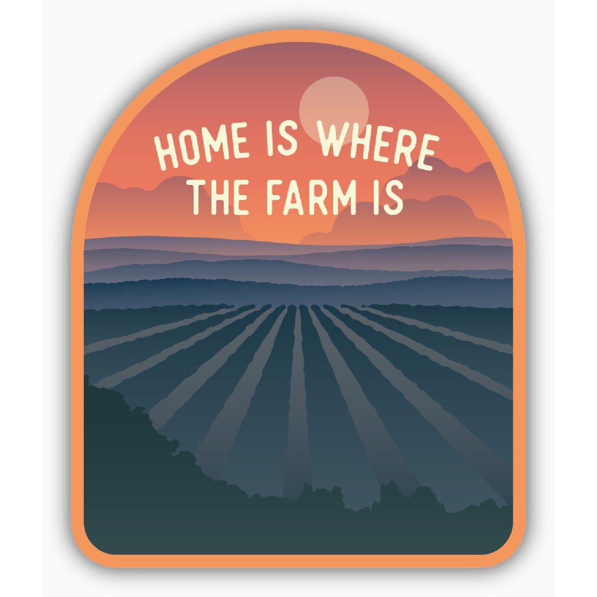 Stickers Northwest Home Is Where The Farm Is Sticker-