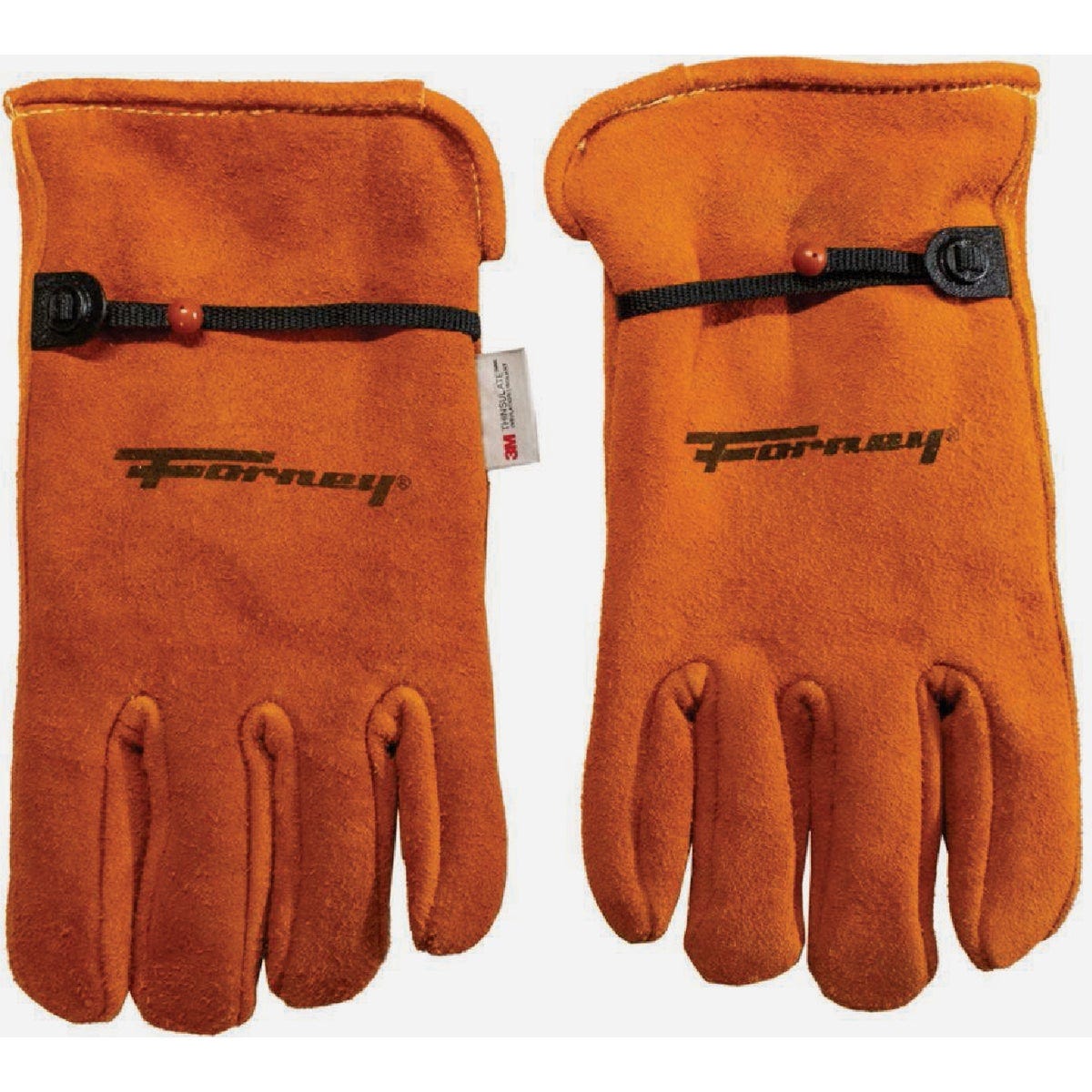 Forney Men's Medium Suede Deerskin Leather Lined Driver Work Gloves - photo 4