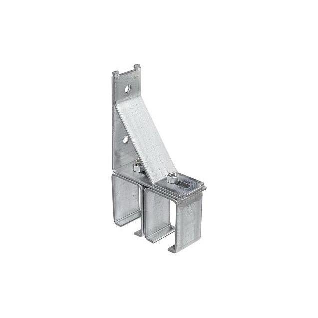 National Hardware Galvanized Double Box Adjustable Door Rail Brackets