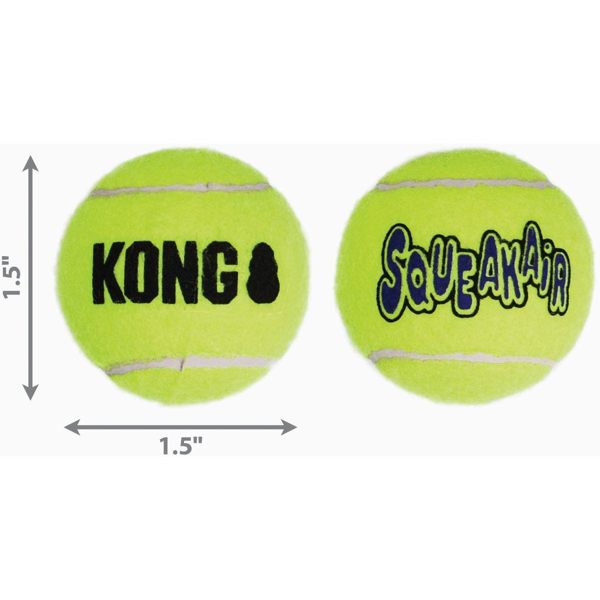 Air Kong Squeaky Extra Small Ball for Toy Breeds Only (3-Pack) - photo 4