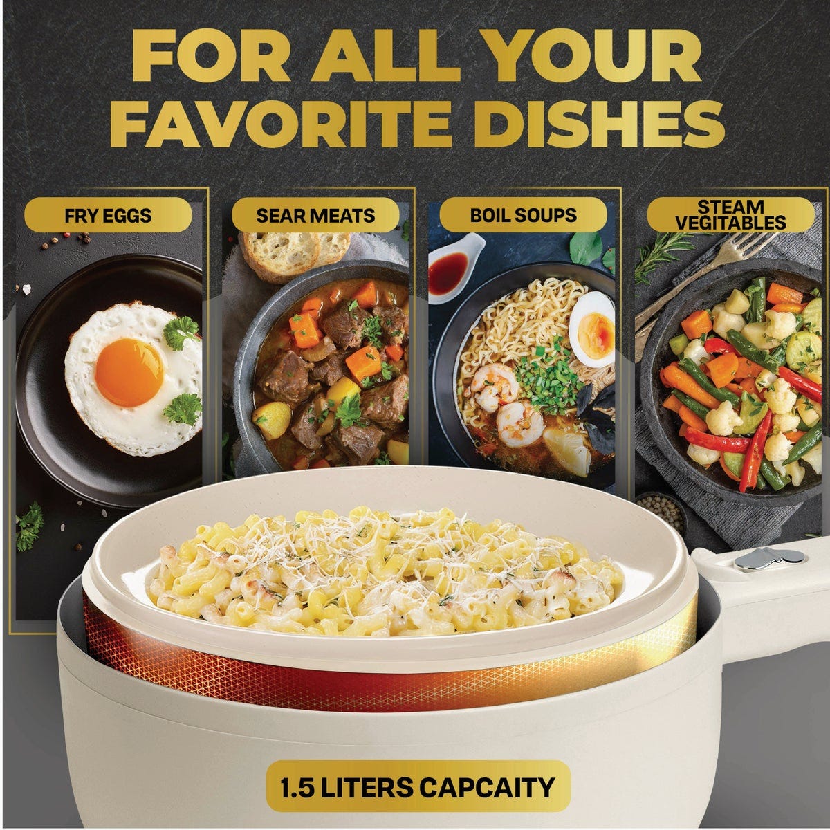 Ceramax 8 In. Electric Skillet - photo 4