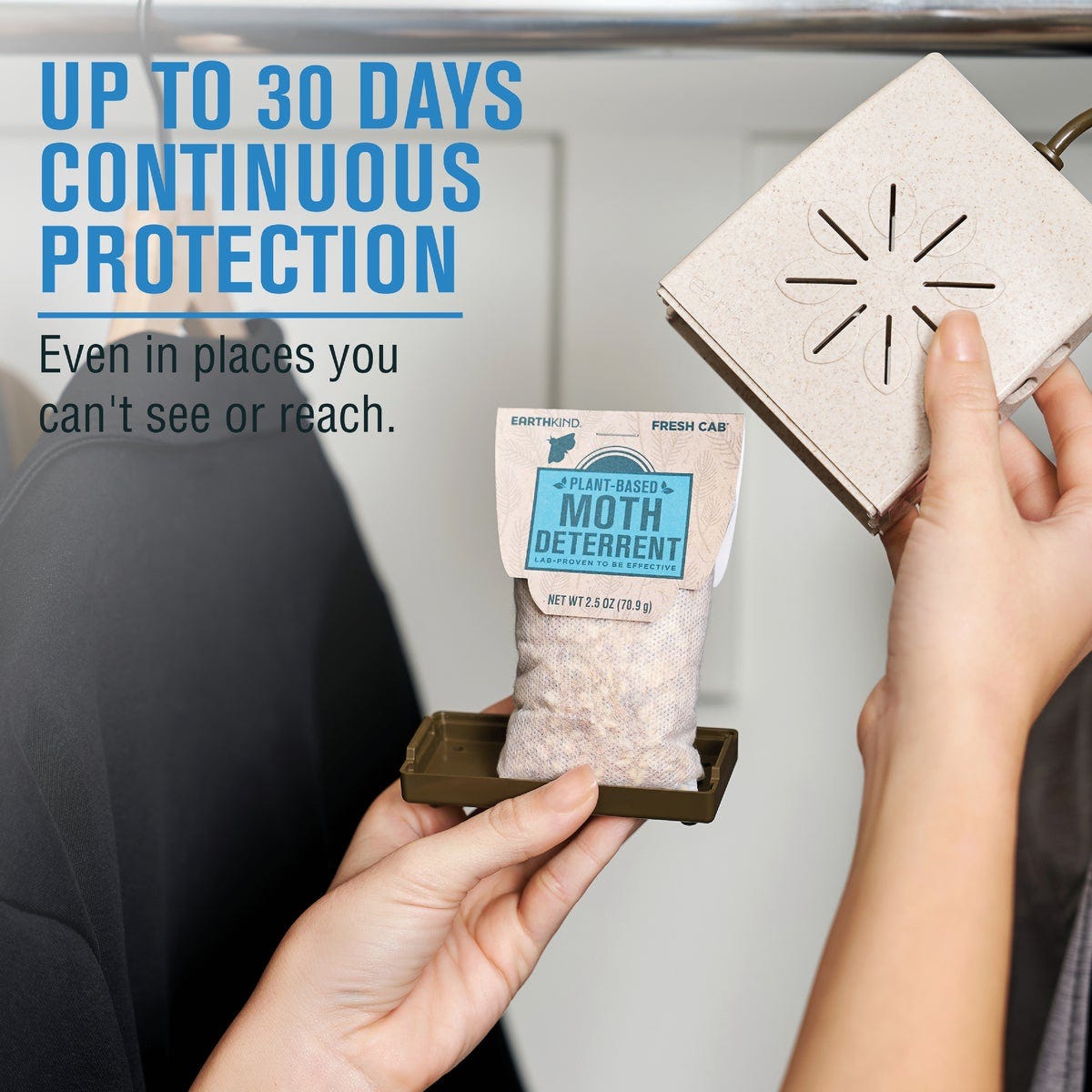 EarthKindFresh Cab 30 to 60-Day Natural Moth Repellent Refill Pouch (2-Pack) - photo 5
