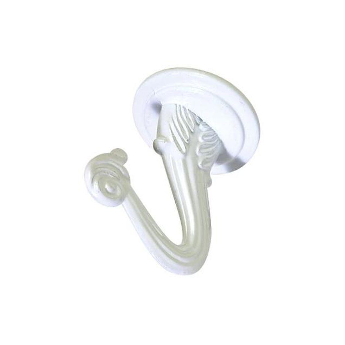 Hillman White Swag Hooks (2-Pack) Hillman White Swag Hooks (2-Pack)