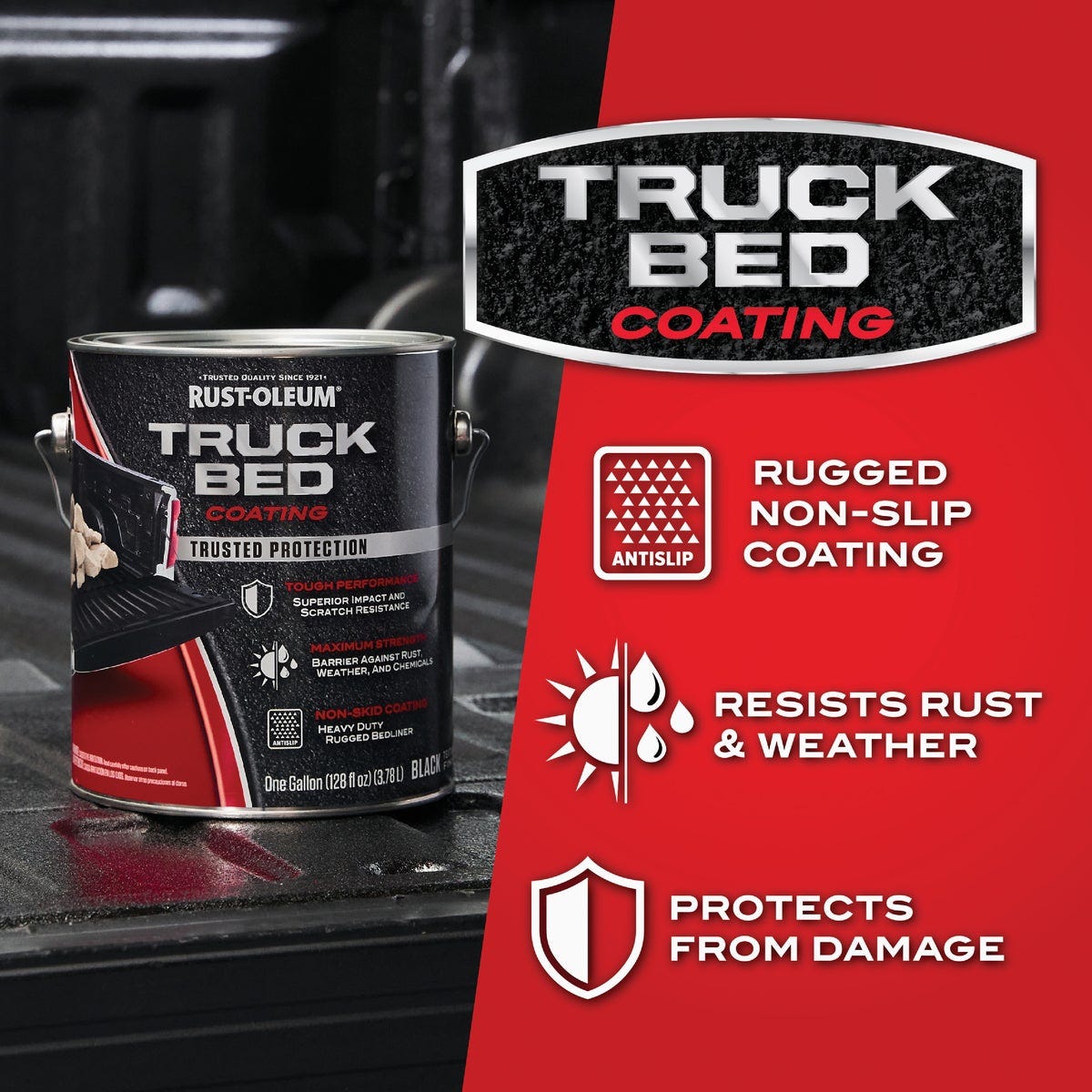Rust-Oleum Automotive Truck Bed Coating, Gallon, Black - photo 3 Rust-Oleum Automotive Truck Bed Coating, Gallon, Black - photo 3