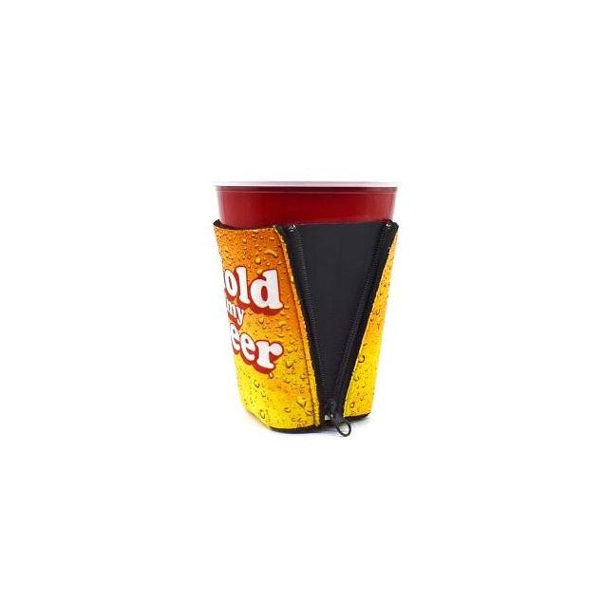 ZipSip Hold My Beer Magnetic Can Koozie ZipSip Hold My Beer Magnetic Can Koozie