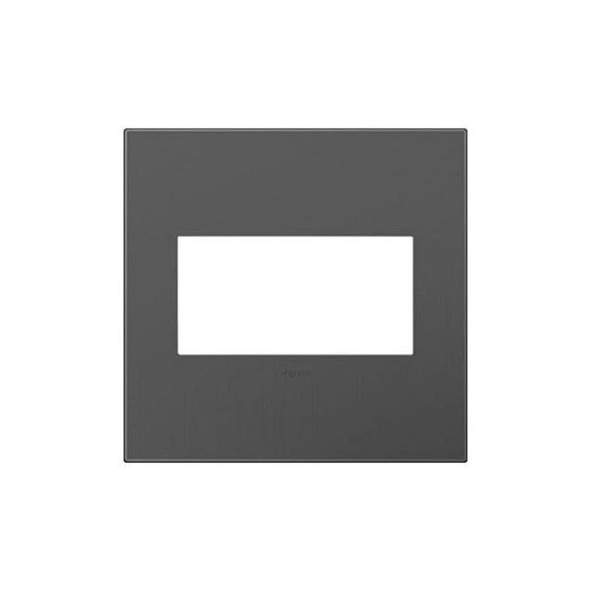 Legrand Pass & Seymour Magnesium 2-Gang Screwless Wall Plate