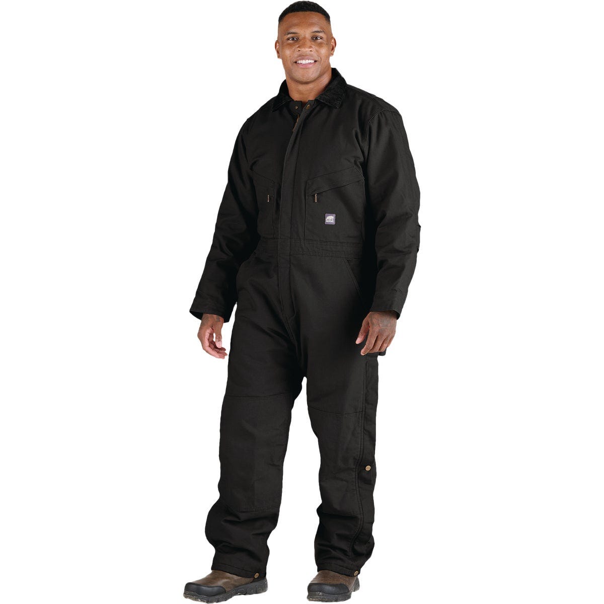 Berne Men's 2XL Black Heritage Insulated Duck Coverall Berne Men's 2XL Black Heritage Insulated Duck Coverall