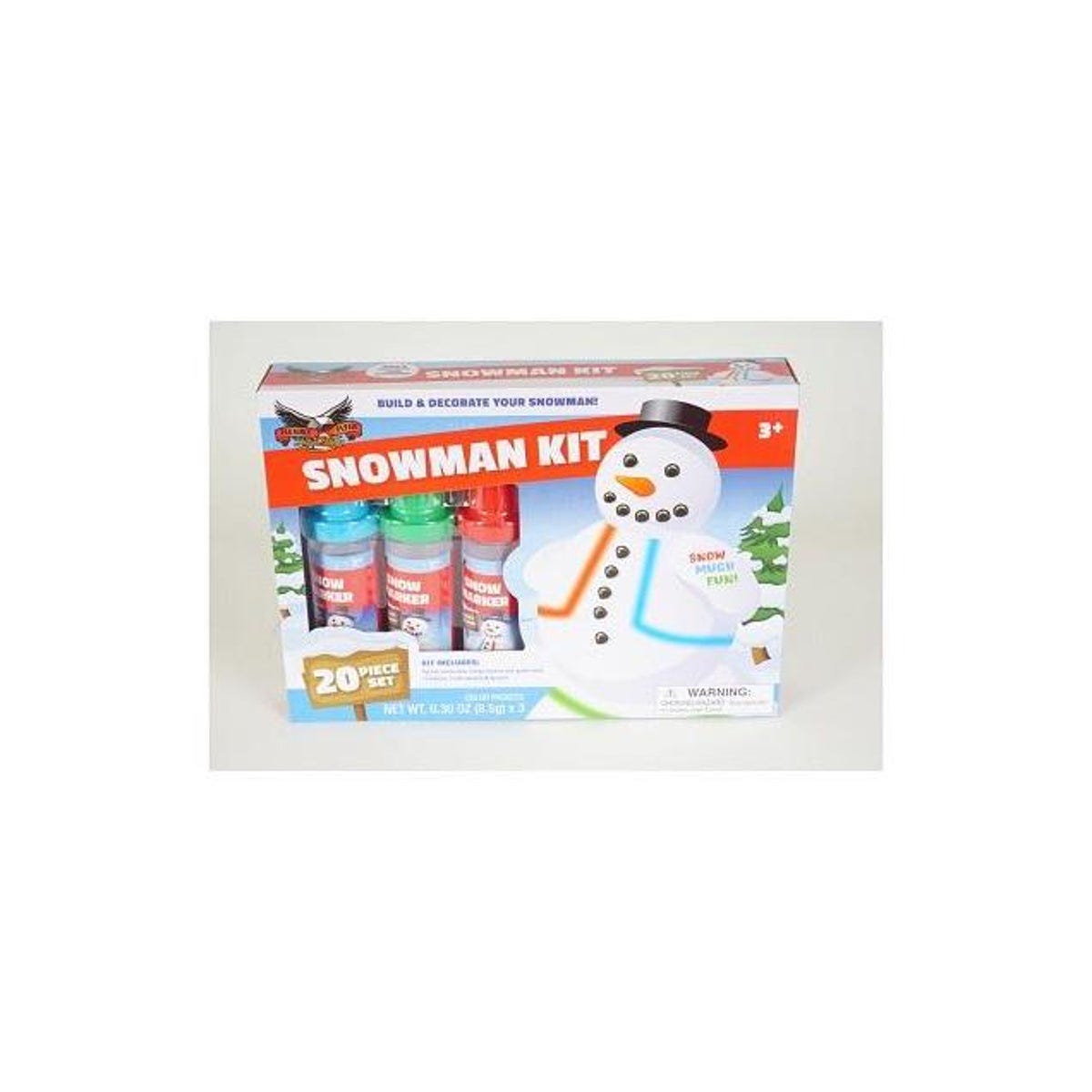 Flexible Flyer Snowman Decorating Kit (20--Piece) Flexible Flyer Snowman Decorating Kit (20--Piece)