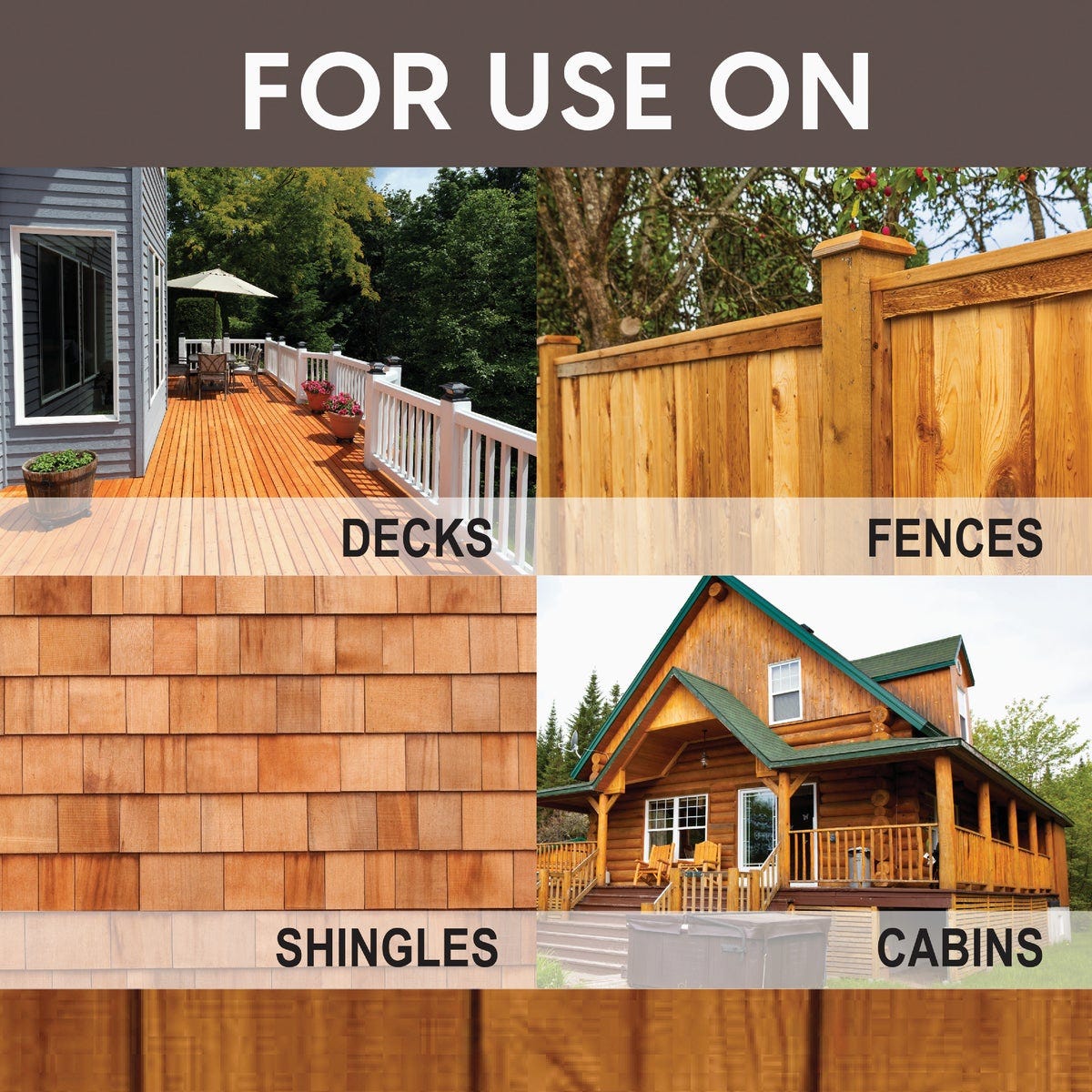 Ready Seal 100 Exterior Wood Stain and Sealer, Clear, 1 Gal. - photo 3
