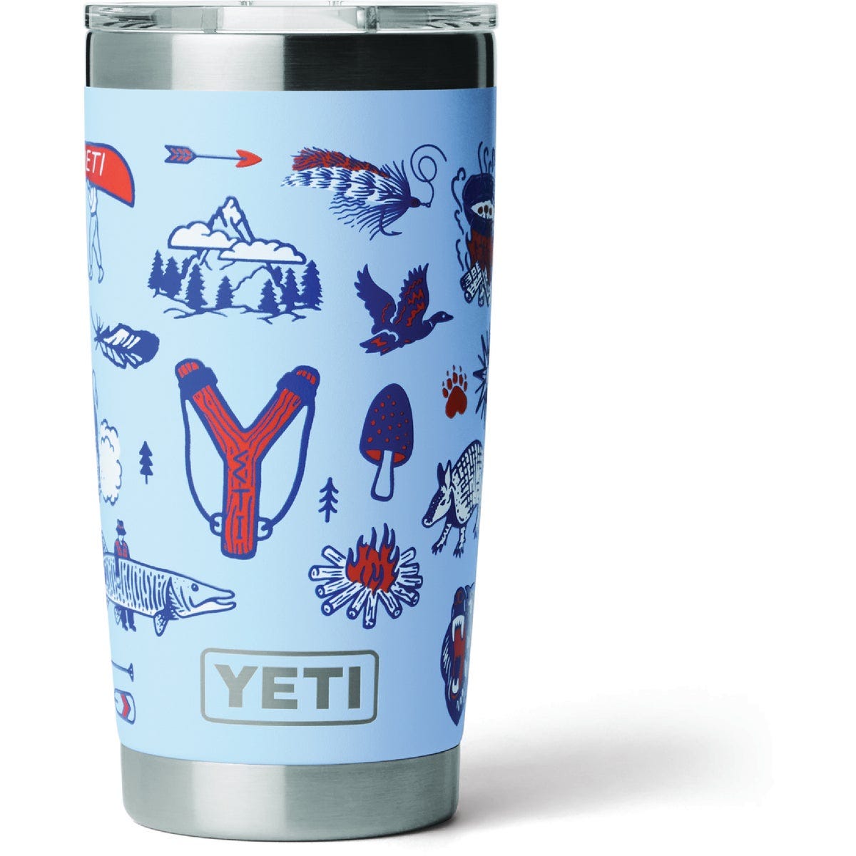 YETI Rambler 20 Oz. Insulated Tumbler with MagSlider Lid, Big Sky Summer Camp