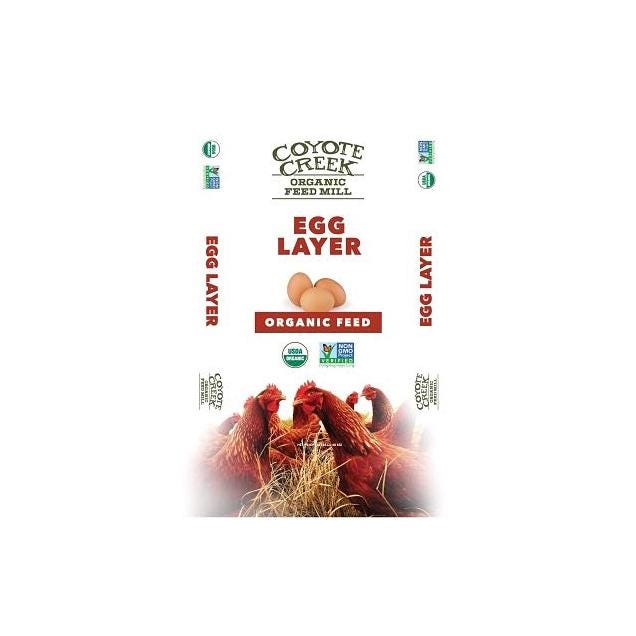 Coyote Creek Organic 50 Lb. Organic Egg Layer Crumble Coyote Creek Organic 50 Lb. Organic Egg Layer Crumble