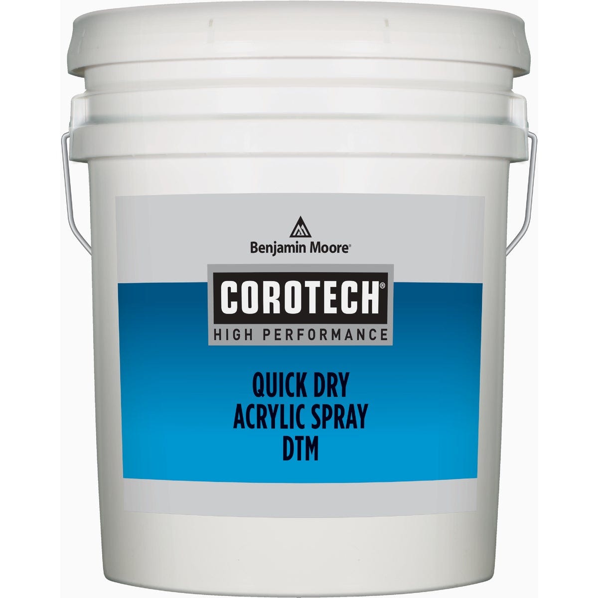 Benjamin Moore Corotech DTM Waterborne Quick Dry Acrylic Industrial Enamel, Deep Base, 5 Gal.- Benjamin Moore Corotech DTM Waterborne Quick Dry Acrylic Industrial Enamel, Deep Base, 5 Gal.-