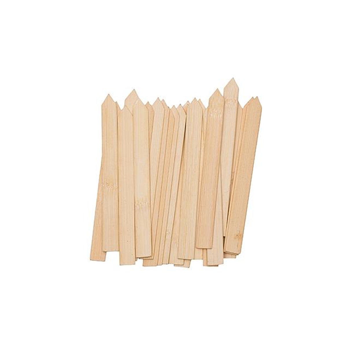 Bamboo Wood 6 In. Plant Label, 24-Pack