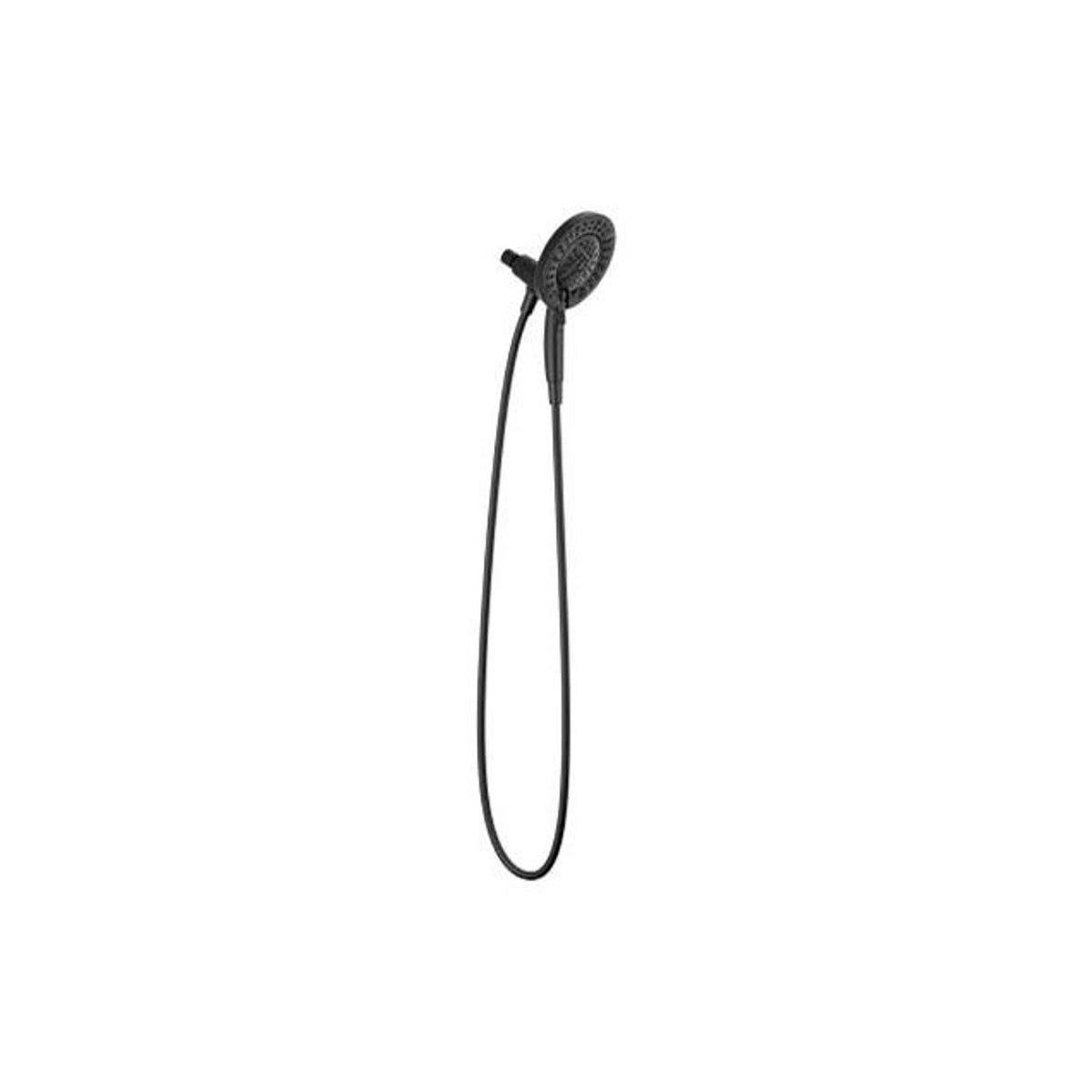 Delta In2ition Matte Black 5-Spray 2-In-1 Shower Head