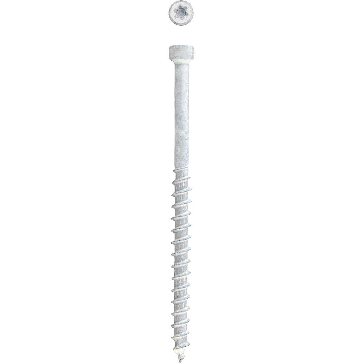 SPAX PowerTrim #8 x 2-1/2 In. T10 Plus Cylindric Head HCR (Exterior Rated) White Trim Screw (100-Ct.) - photo 3