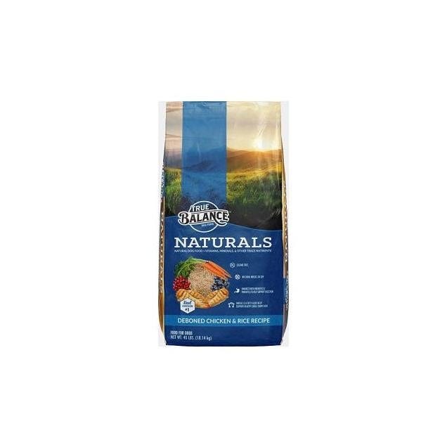 True Balance Naturals 40 Lb. Chicken & Rice Dry Dog Food True Balance Naturals 40 Lb. Chicken & Rice Dry Dog Food