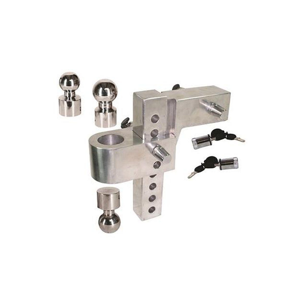 Aluma-Tow 8 In. Adjustable Ball Mount