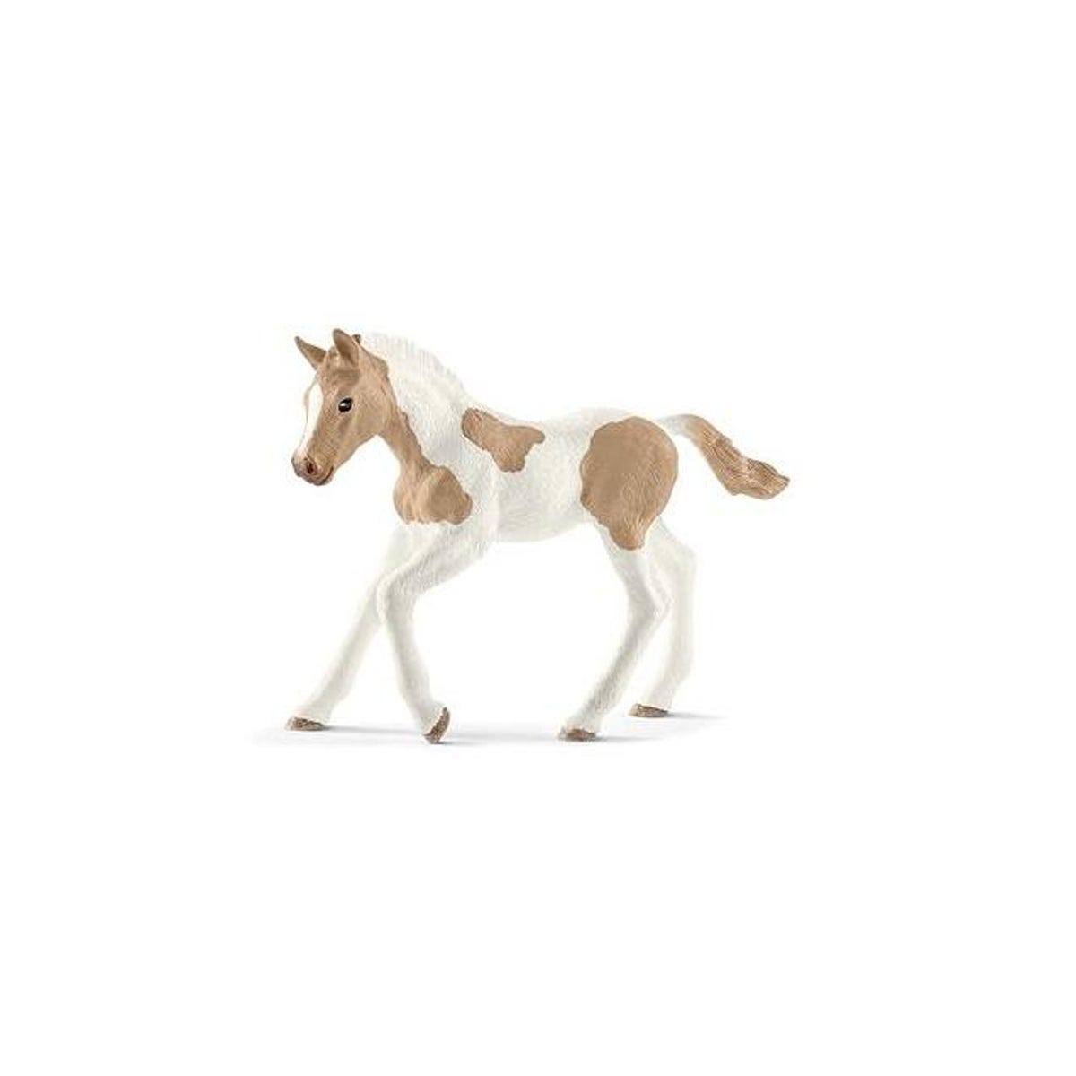 Schleich Tan & White Paint Horse Foal Toy Animal Figure