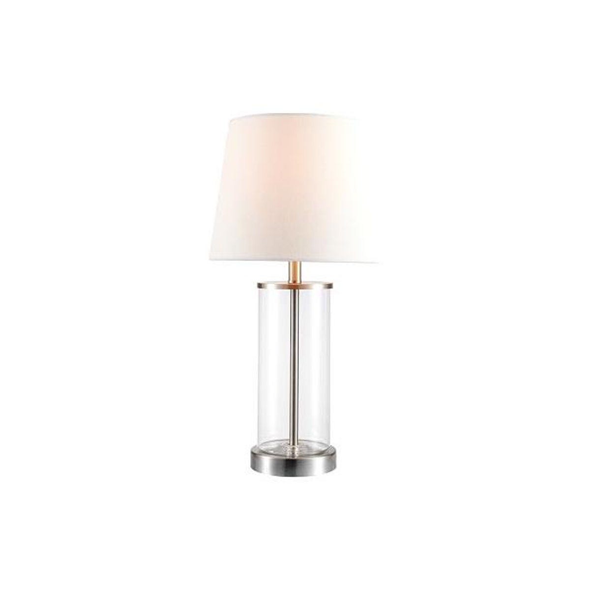 Globe Electric 19.75 In. Maya Fillable Clear Glass Table Lamp