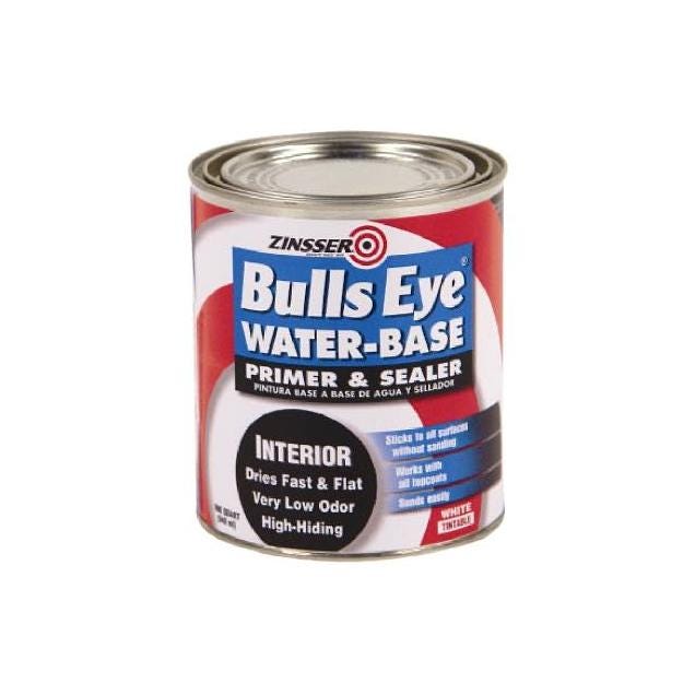 Zinsser Bulls Eye 1 Qt. Water Base Interior Primer & Sealer, Water Base Zinsser Bulls Eye 1 Qt. Water Base Interior Primer & Sealer, Water Base