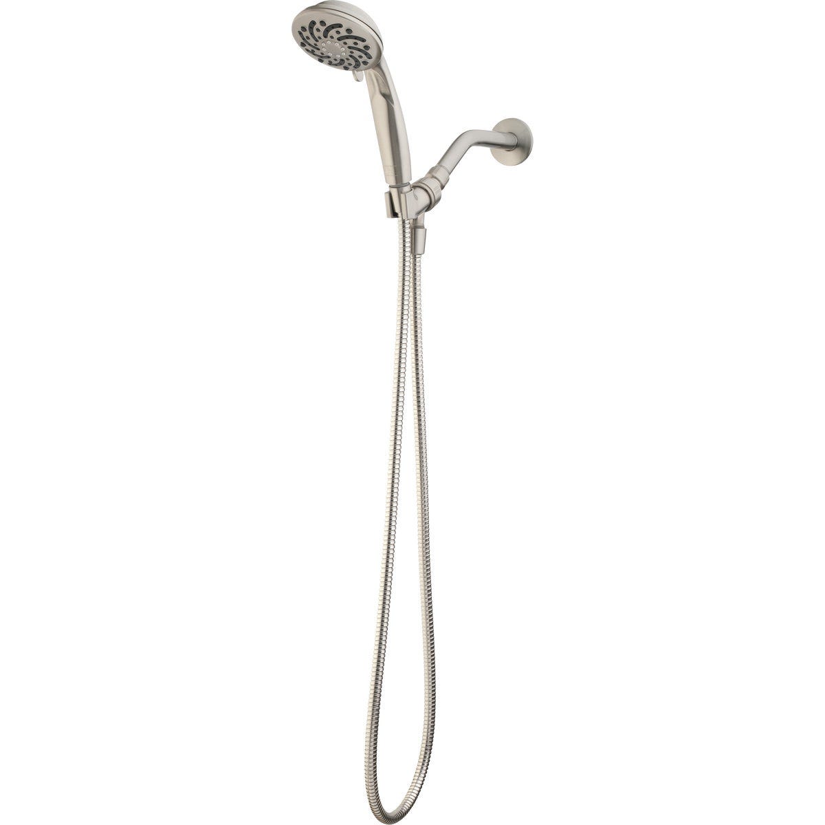 AquaVista Serene 6-Setting 3.5 In. Handheld Showerhead in Brushed Nickel