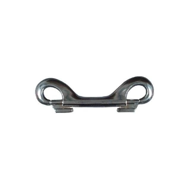 National Hardware 4-9/16 In. Nickel Double Bolt Snap