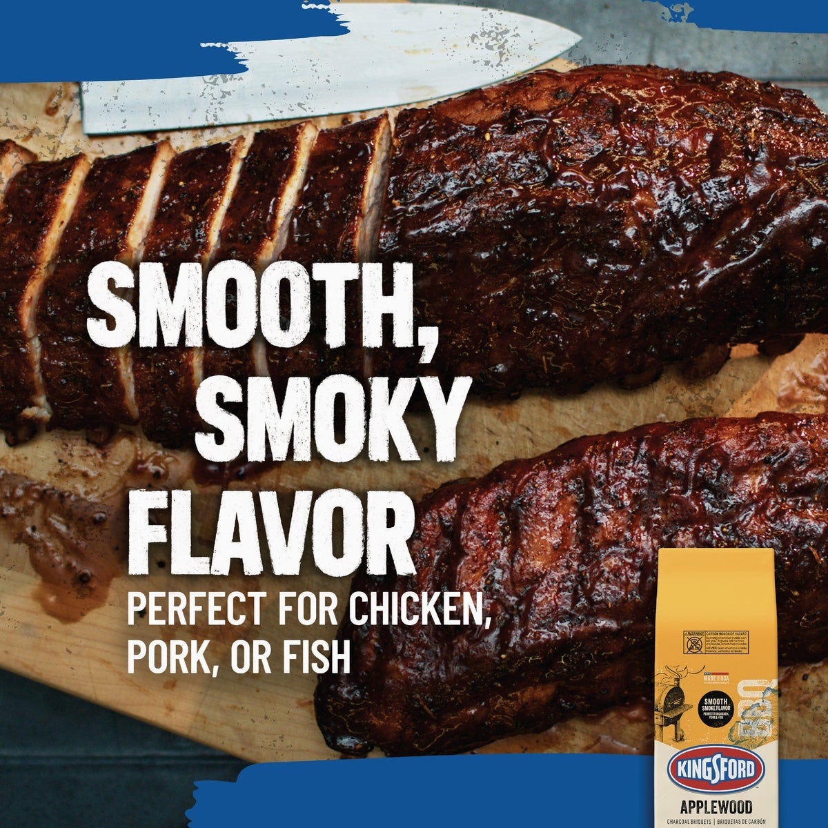 Kingsford 16 Lb. Applewood Charcoal Briquettes - photo 5 Kingsford 16 Lb. Applewood Charcoal Briquettes - photo 5