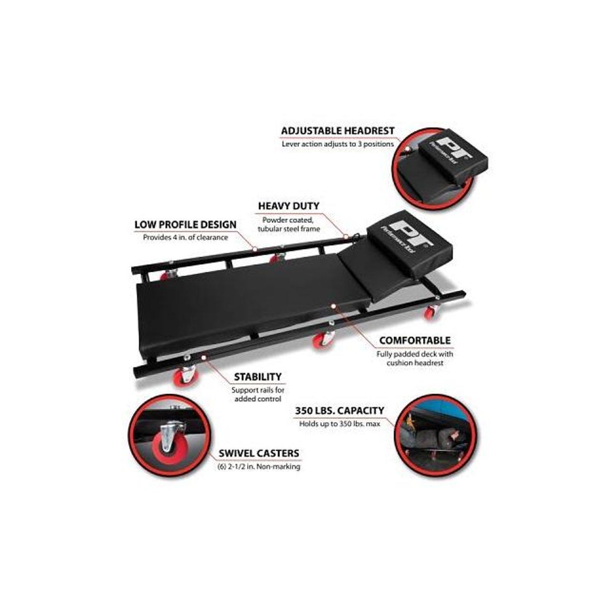 Performance Tool 40 In. 6-Caster Creeper - photo 4