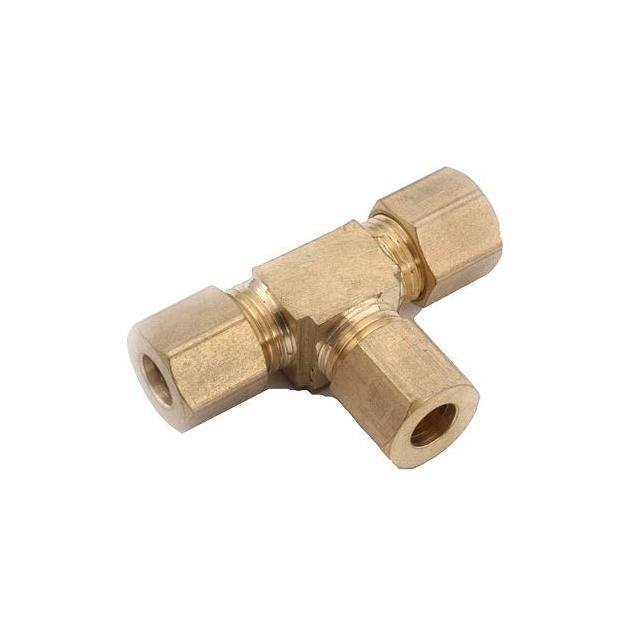 Anderson Metals 5/8 In. Brass Compression Tee, Lead Free