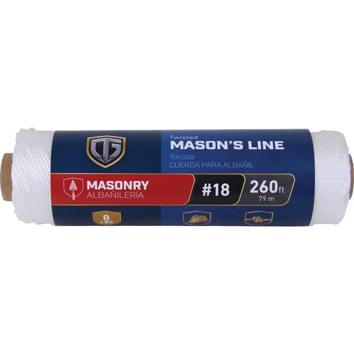 TruGuard #18 x 260 Ft. White Twisted Polypropylene Mason's Line - photo 2 TruGuard #18 x 260 Ft. White Twisted Polypropylene Mason's Line - photo 2