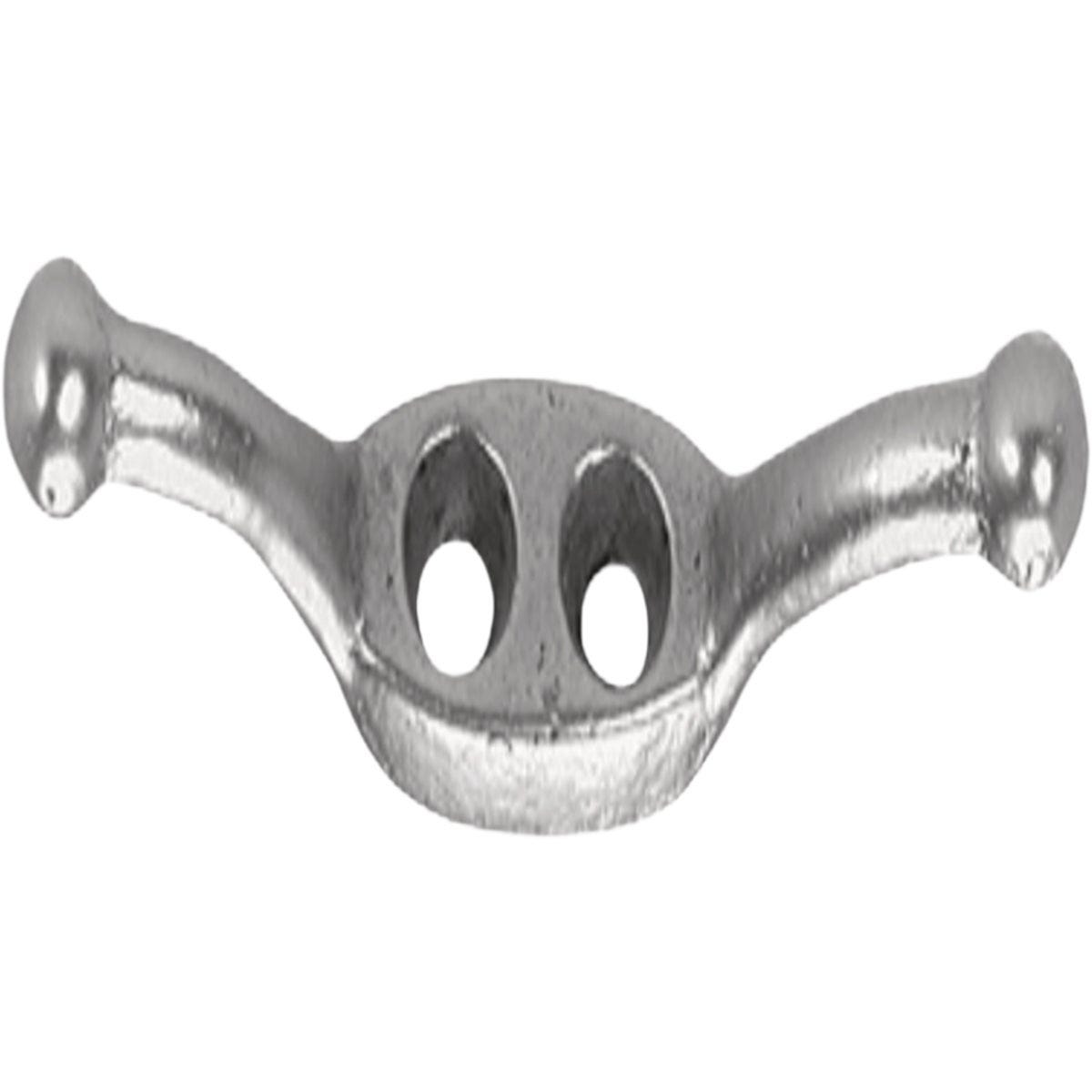 Campbell 6 In. Nickel-Plated Rope Cleat
