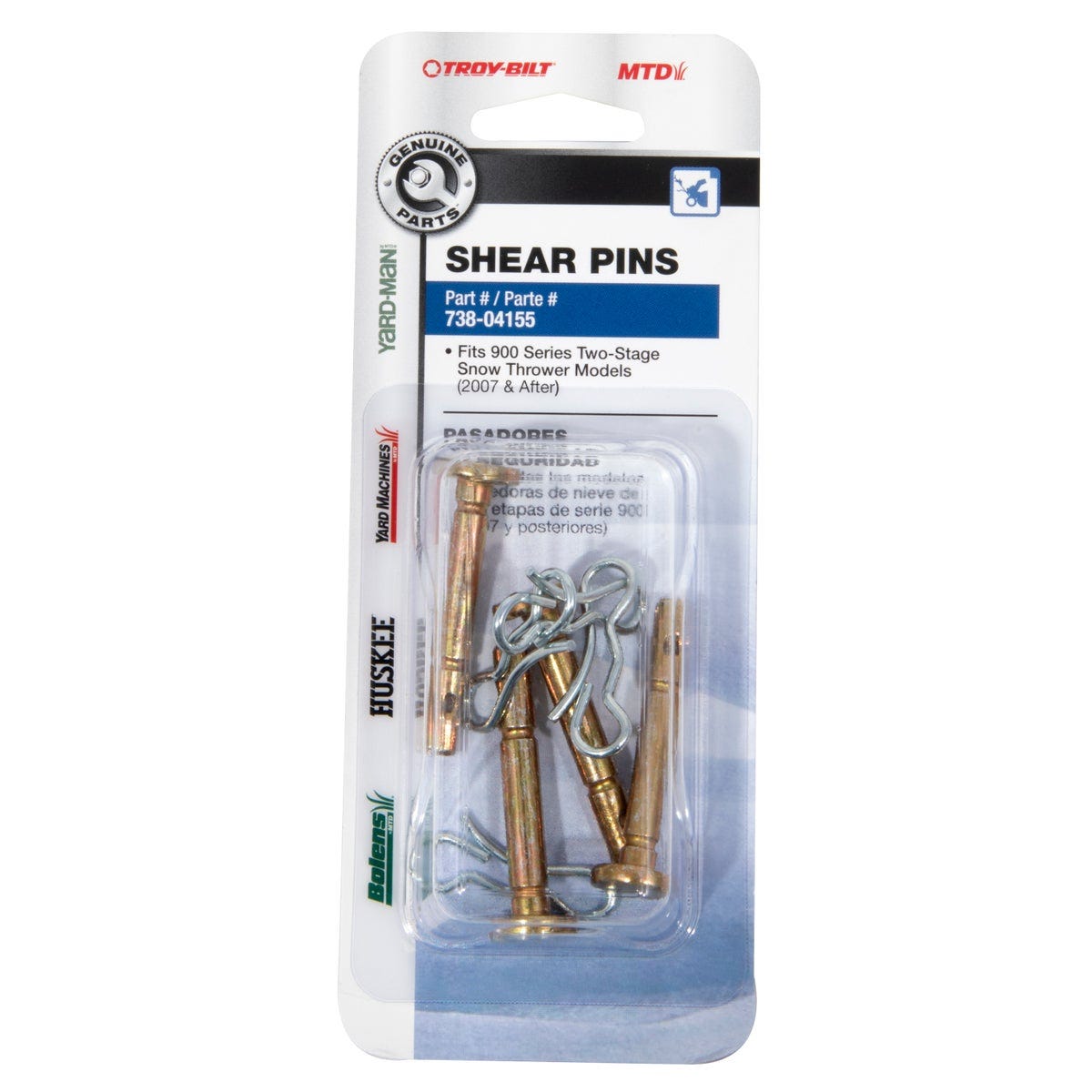 Arnold 2-Stage 1/4 In. x 1-3/4 In. Snow Thrower Shear Pin (4-Pack) - photo 2