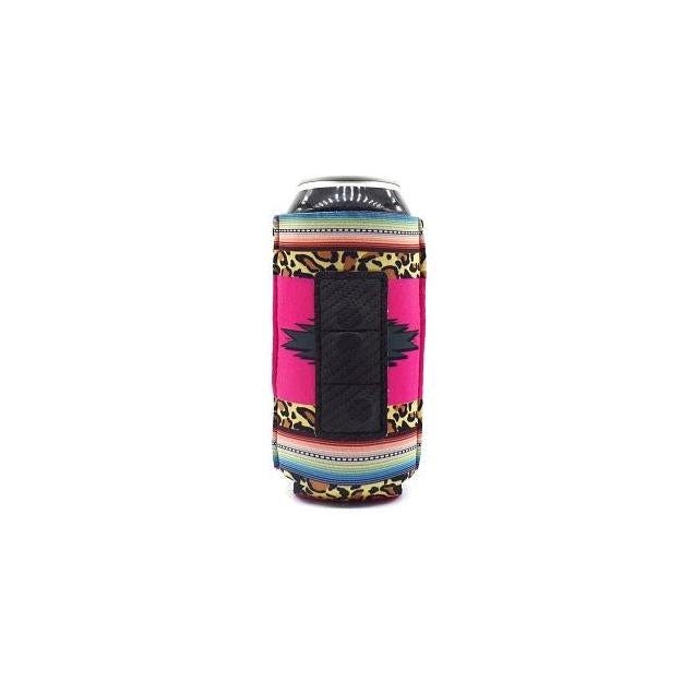 ZipSip Leopard Serape Magnetic BipSip Can Koozie ZipSip Leopard Serape Magnetic BipSip Can Koozie