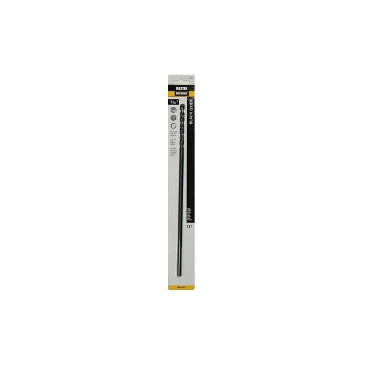 Master Mechanic 5/16 x 12 In. High-Speed Black Oxide Drill Bit Master Mechanic 5/16 x 12 In. High-Speed Black Oxide Drill Bit
