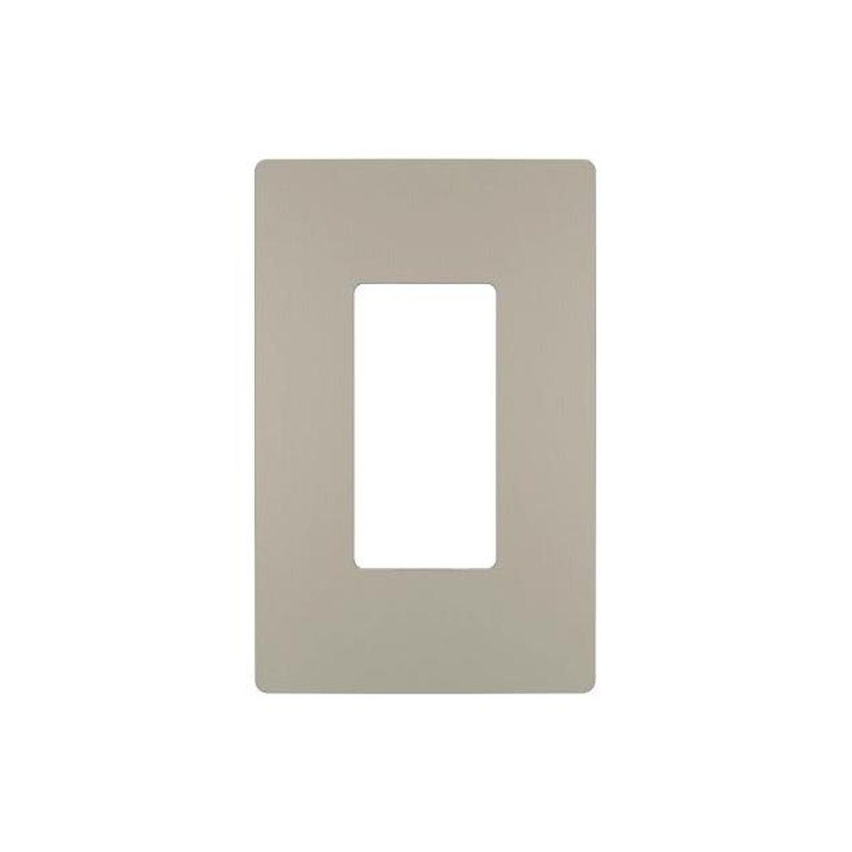 Radiant Nickel 1-Gang Screwless Wall Plate Radiant Nickel 1-Gang Screwless Wall Plate