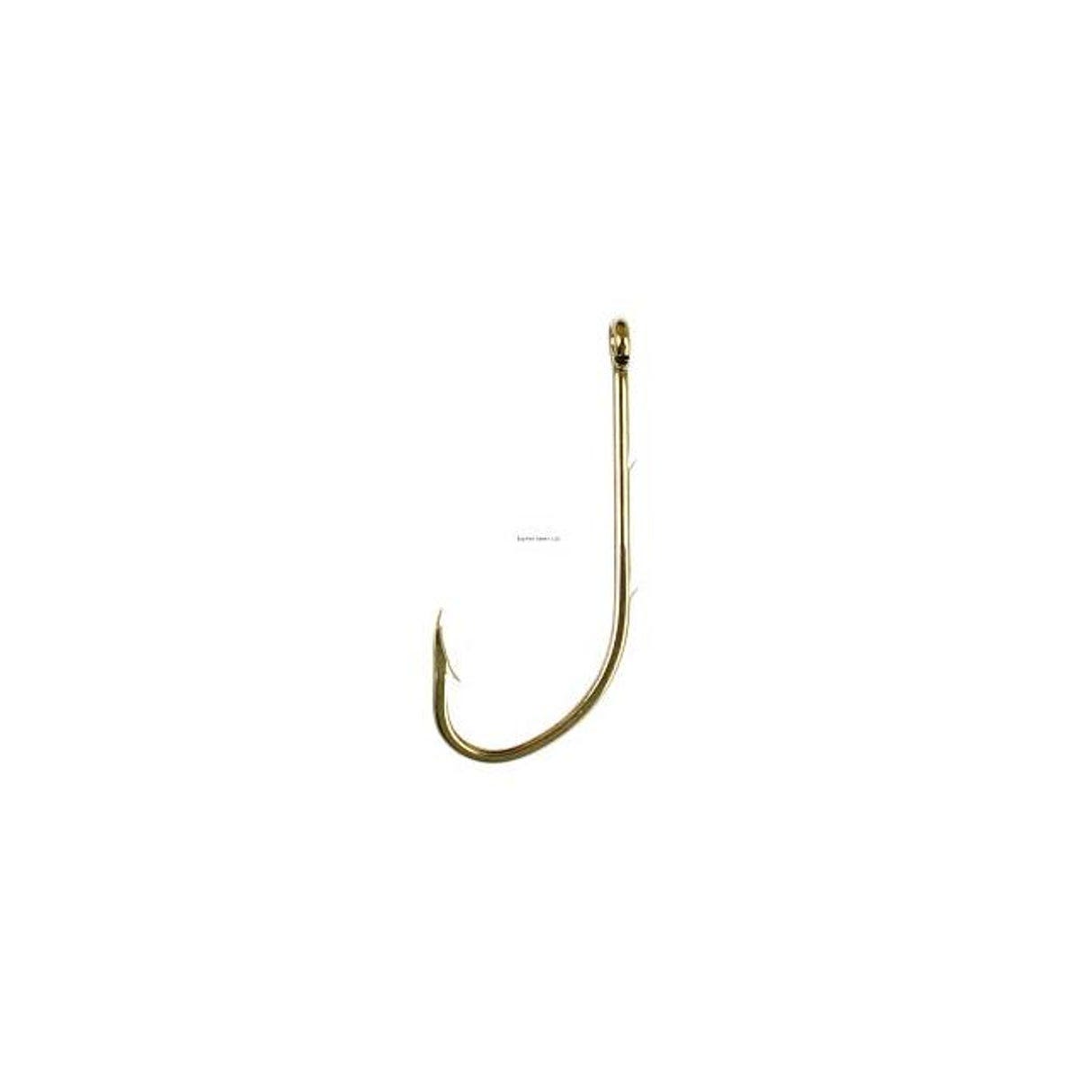 Eagle Claw Size 4 Bronze Fishing Tackle Bait Holder Hook (10-Pack)