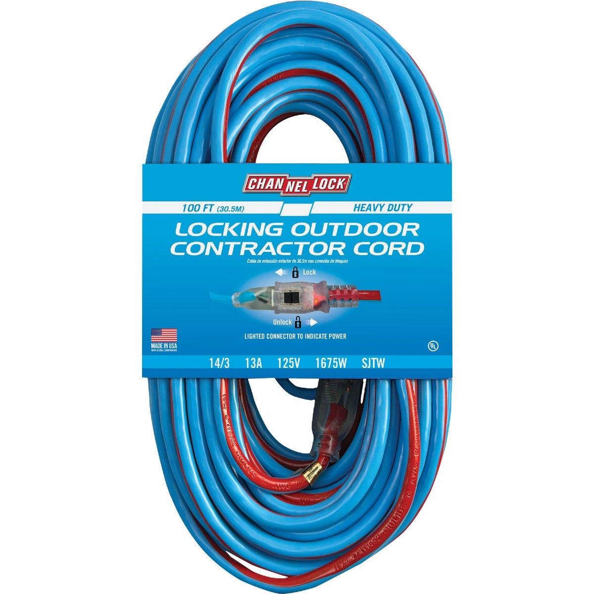 Channellock 100 Ft. 14/3 Extension Cord