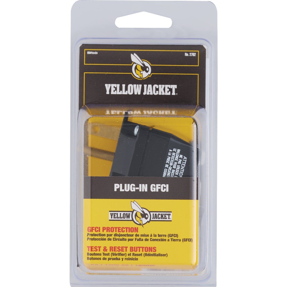 Yellow Jacket 15A 120V GFCI Portable Plug-In Adapter - photo 2
