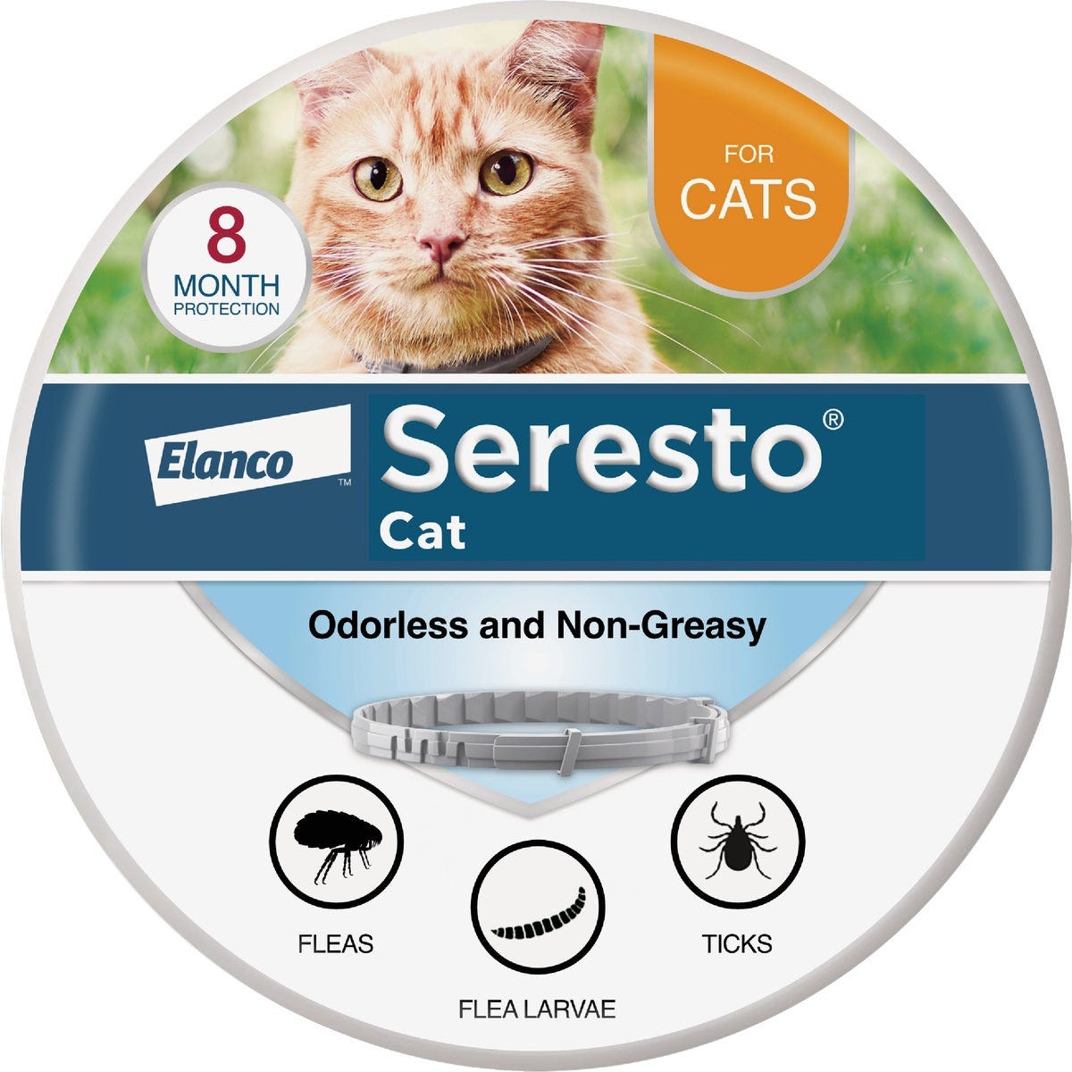 Seresto 8 Month Flea & Tick Collar for Cats Seresto 8 Month Flea & Tick Collar for Cats