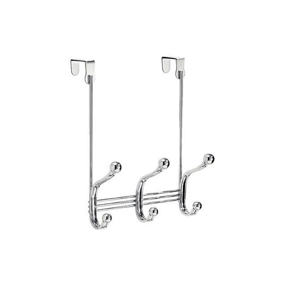 iDesign 3-Hook Over-The-Door Rack