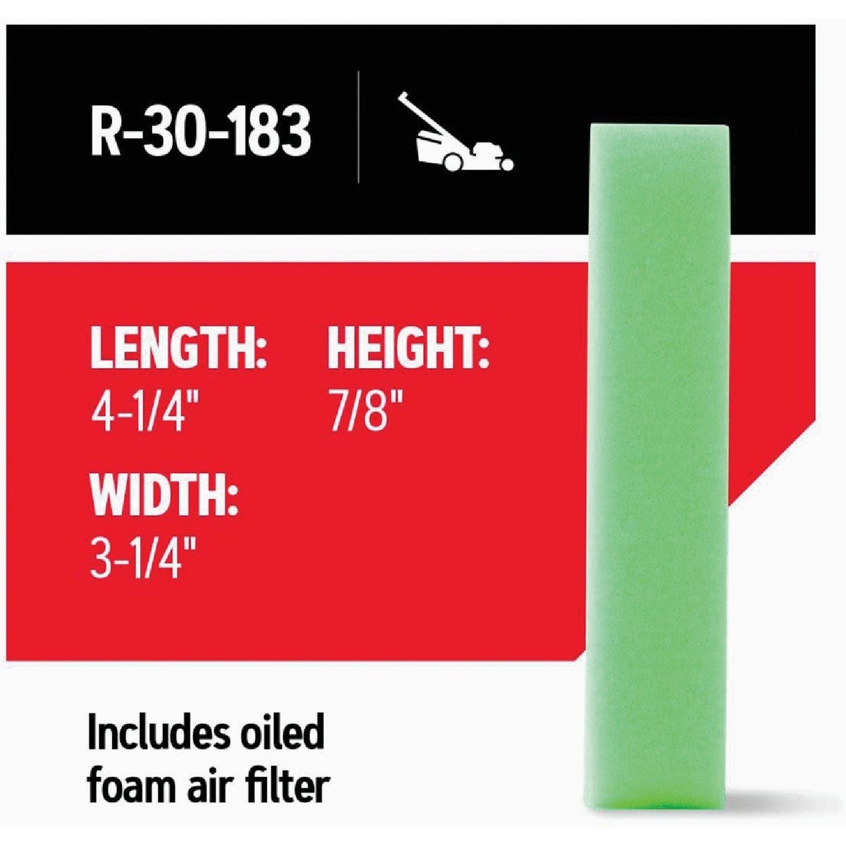 Oregon R-30-183 Air Filter for Walk-Behind Mowers - photo 5