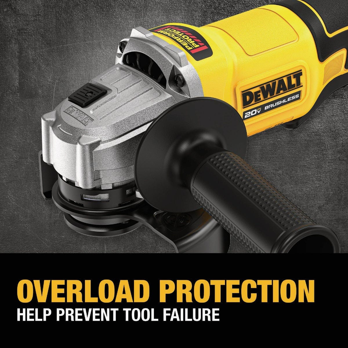 Dewalt 20V MAX* 4-1/2 In. Brushless Cordless Paddle-Switch Angle Grinder (Tool Only) - photo 6