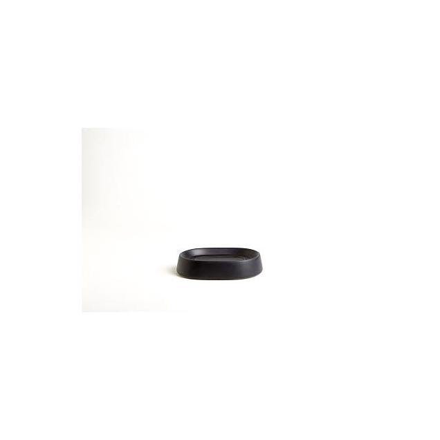 Moda At Home Crater Matte Black Ceramic Bathroom Soap Dish Moda At Home Crater Matte Black Ceramic Bathroom Soap Dish