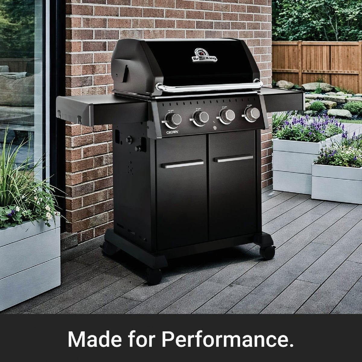 Broil King Crown 420 Shadow 4-Burner Black 40,000 BTU LP Gas Grill - photo 6