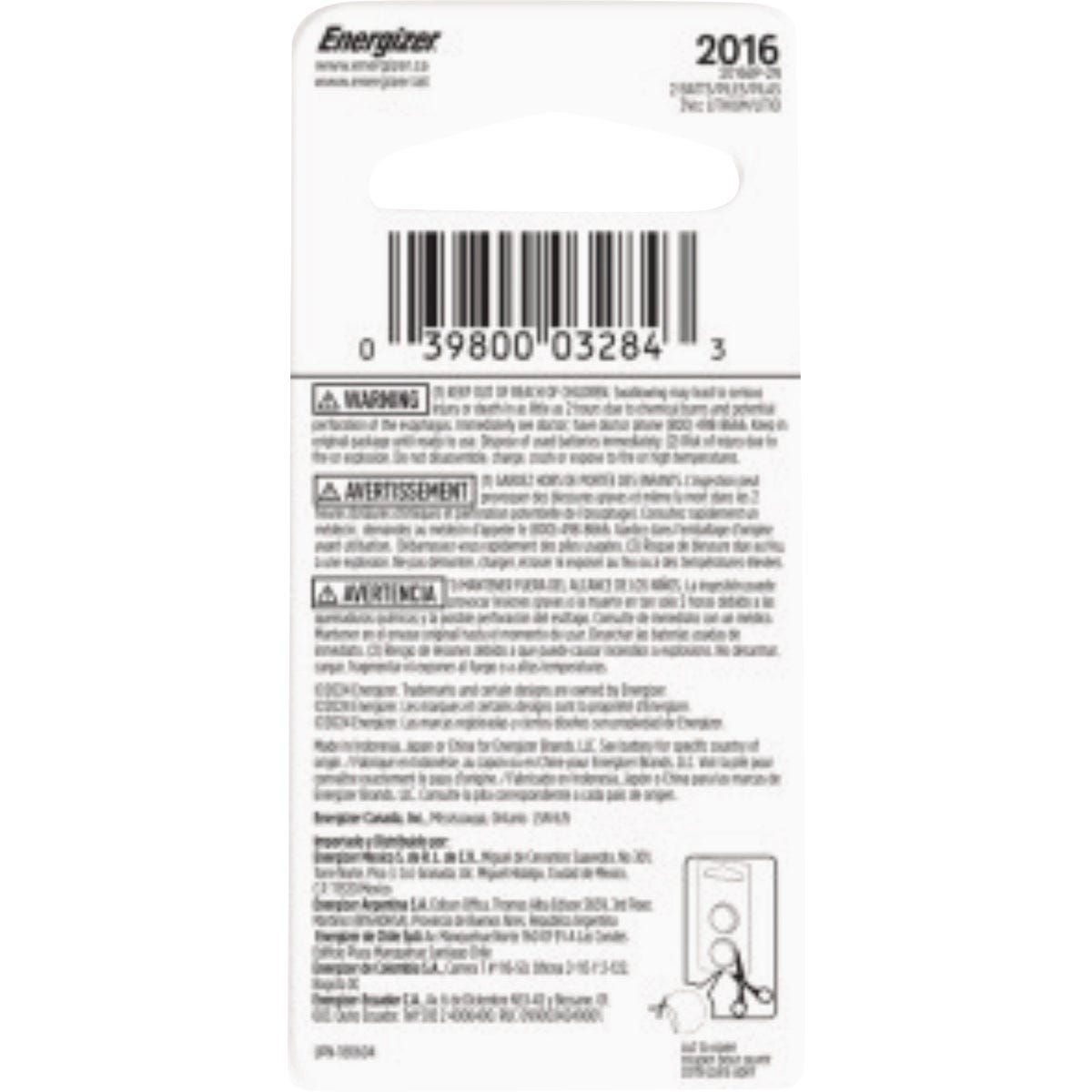 Energizer 2016 Lithium Battery (2-Pack) - photo 3 Energizer 2016 Lithium Battery (2-Pack) - photo 3