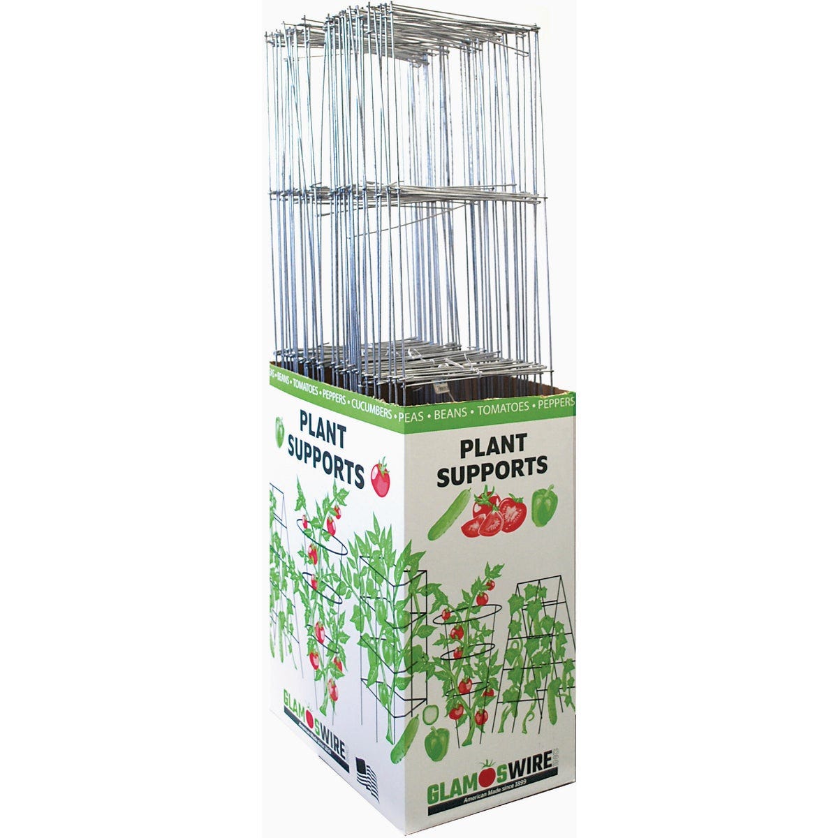 Glamos 42 In. Galvanized Wire Square Tomato Cage - photo 2 Glamos 42 In. Galvanized Wire Square Tomato Cage - photo 2