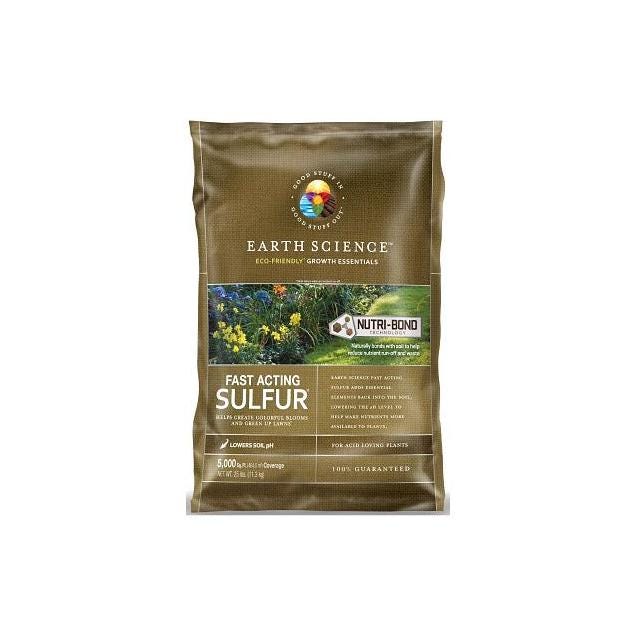 Earth Science 25 Lb. Fast-Acting Sulfur For Lawns & Plants Earth Science 25 Lb. Fast-Acting Sulfur For Lawns & Plants