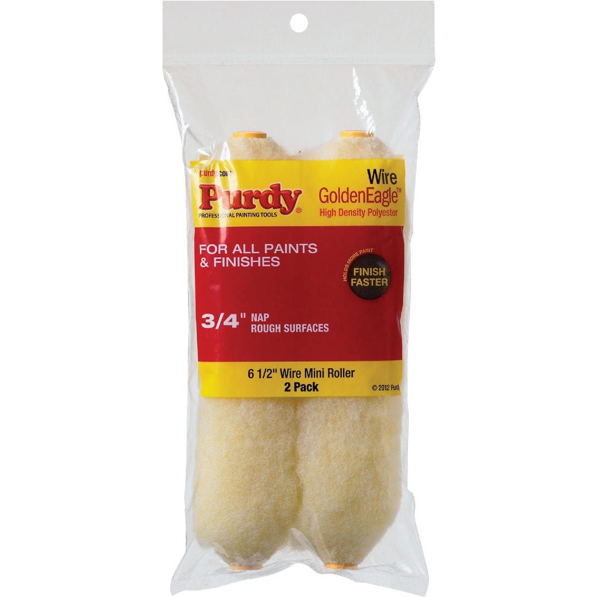 Purdy Jumbo Golden Eagle 6-1/2 In. x 3/4 In. Mini Knit Fabric Roller Cover (2-Pack) - photo 9