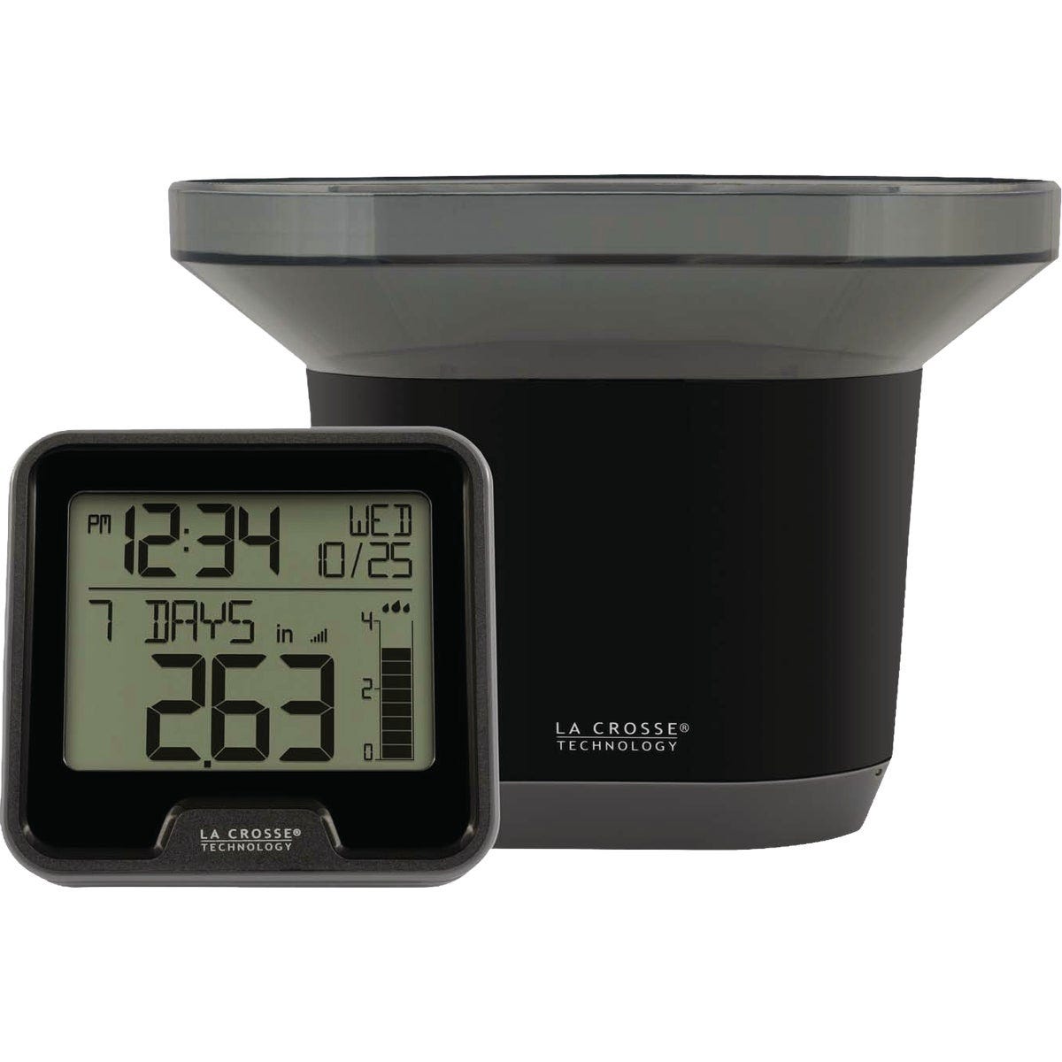 La Crosse Technology Digital Rain Gauge with Indoor Temperature