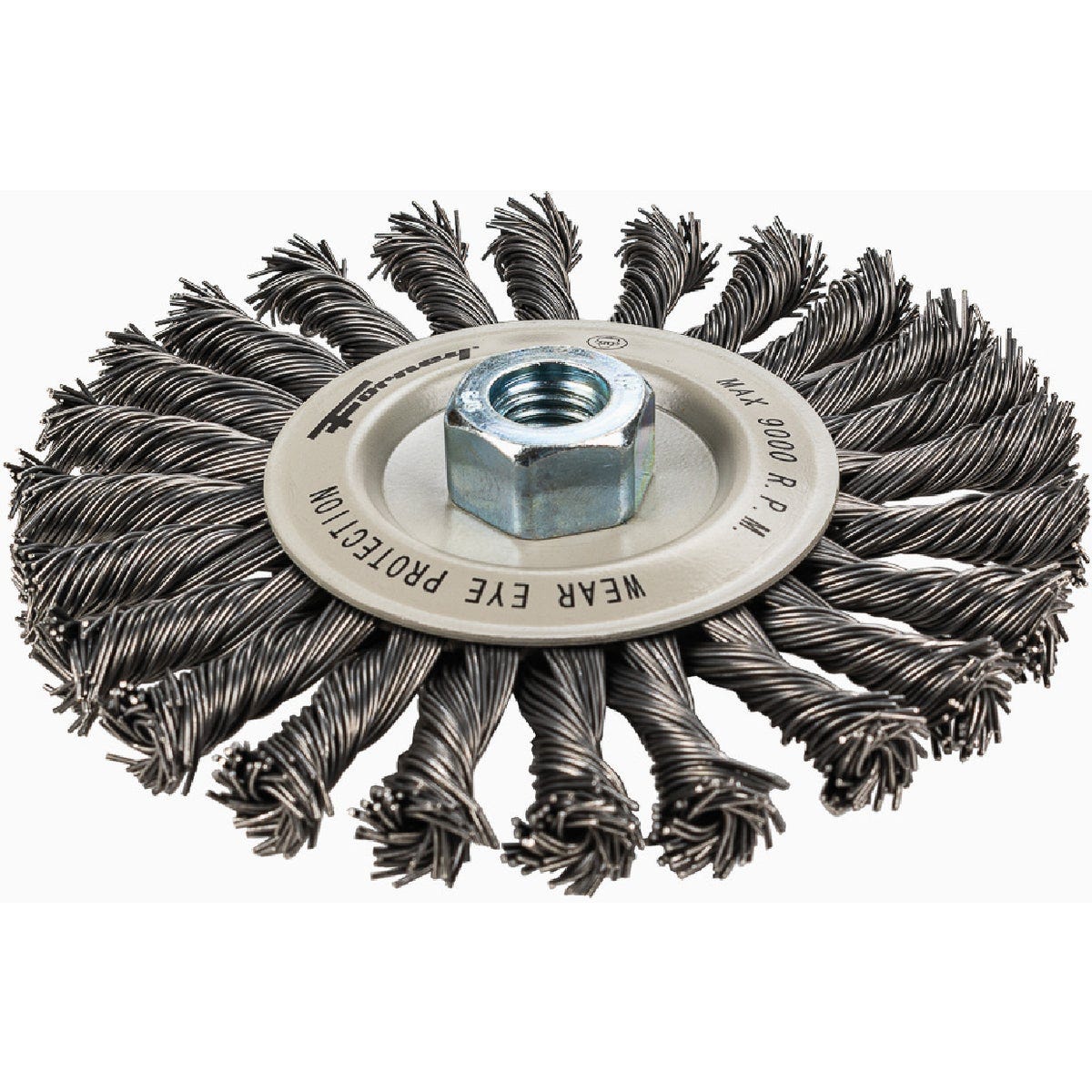 Forney Command Pro 6 In. Knotted Angle Grinder Wire Wheel - photo 2